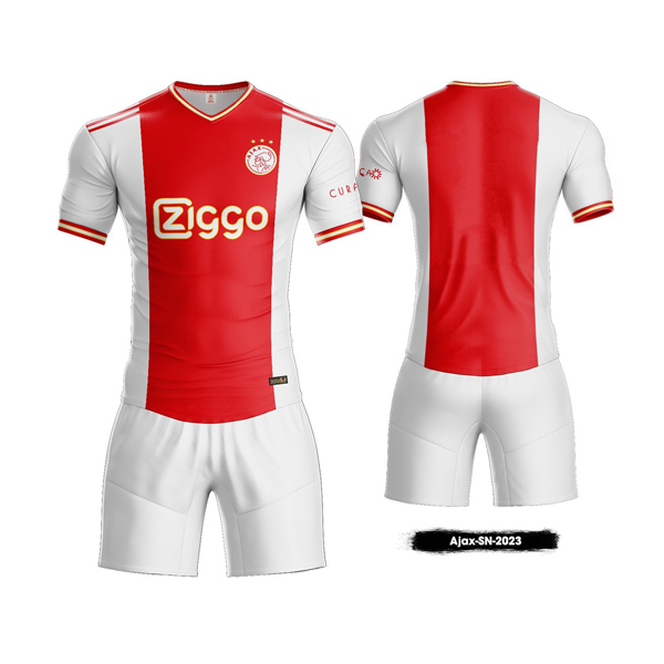 Mẫu áo thi đấu câu lạc bộ Ajax sân nhà màu trắng đẹp nhất