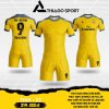 Mẫu áo đá bóng không logo màu vàng hot nhất