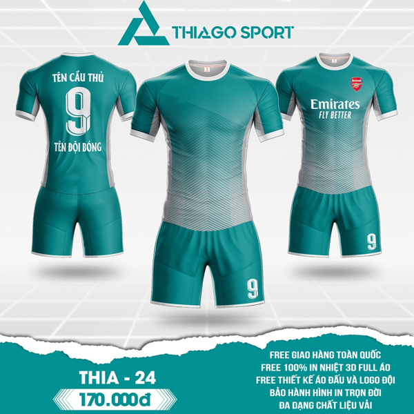 Trang phục thi đấu không logo 2024