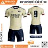 Mẫu áo thi đấu clb Arsenal sân khách màu vàng đồng đẹp