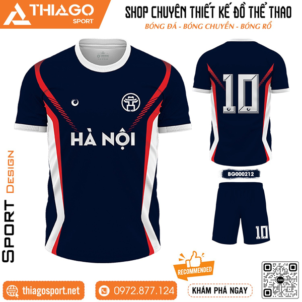 Quần áo bóng đá không logo ấn tượng