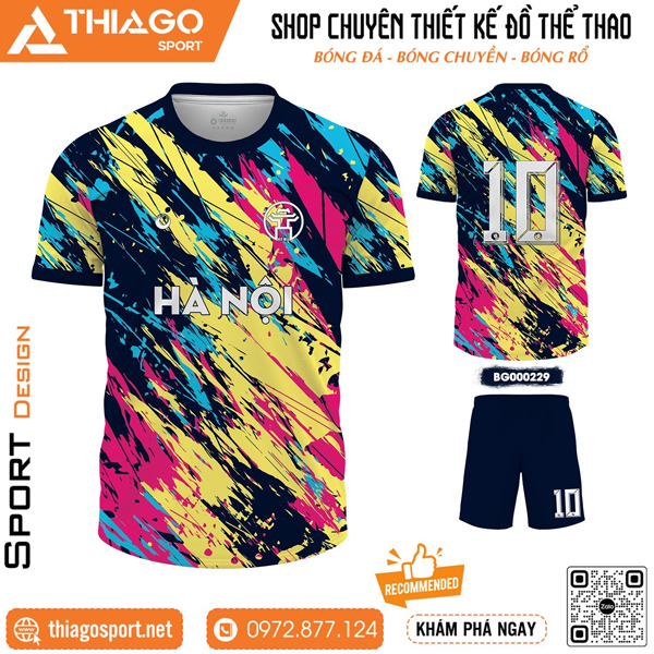 Mẫu áo bóng đá không logo độc đáo nhất