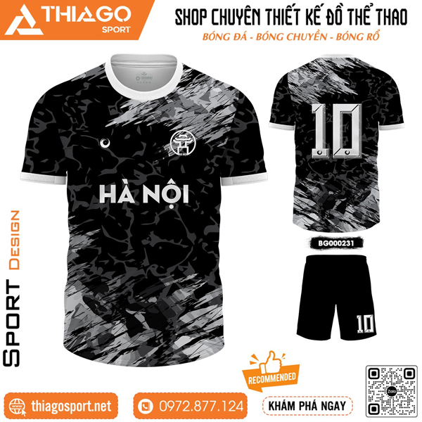 Mẫu áo thi đấu không logo đẹp