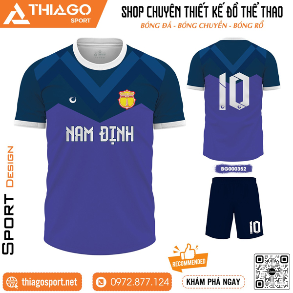 Mẫu áo đấu không logo độc đáo