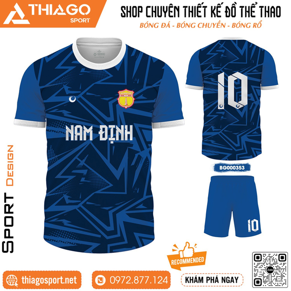 Mẫu áo thi đấu không logo độc lạ nhất