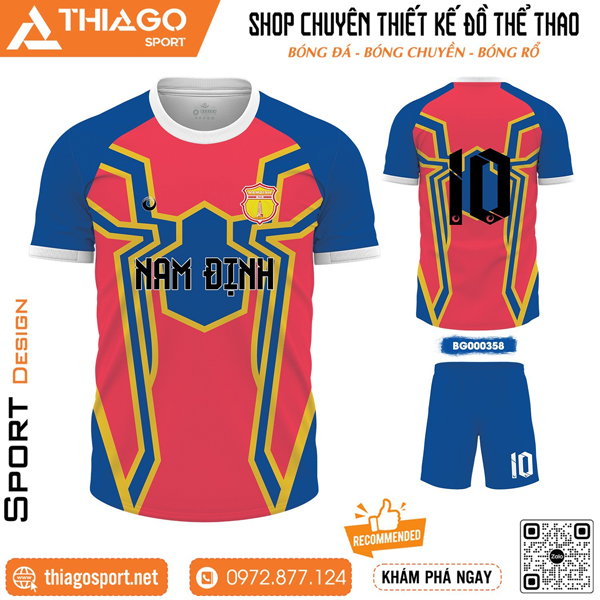 Mẫu áo thi đấu không logo độc lạ nhất