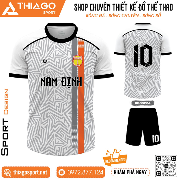 Mẫu áo thi đấu không logo độc đáo