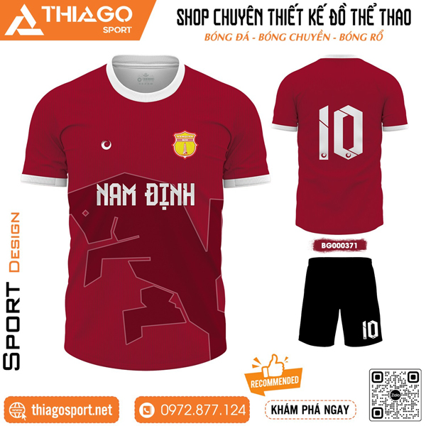 Mẫu áo bóng đá không logo đẹp xuất sắc