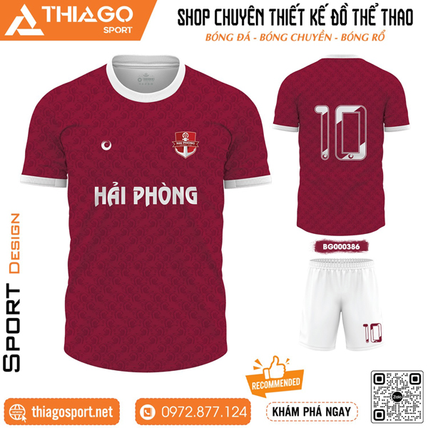 Mẫu áo thi đấu không logo đẹp