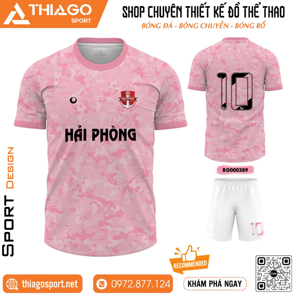 Mẫu áo thi đấu không logo mới nhất