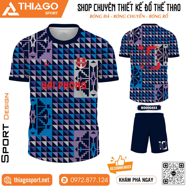 Mẫu quần áo đá banh không logo 2024