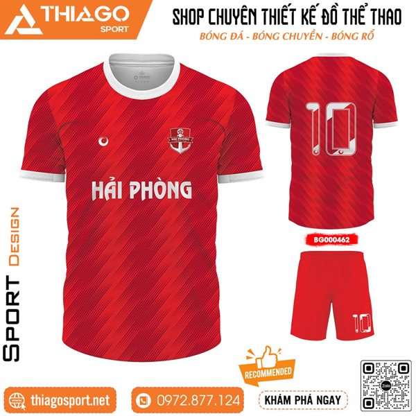 Thiết kế áo bóng đá không logo mới nhất