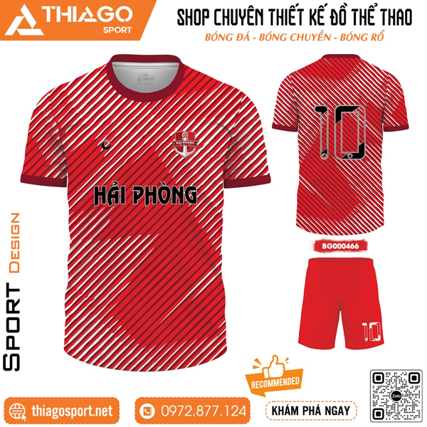 Mẫu áo bóng đá thiết kế không logo đẹp nhất