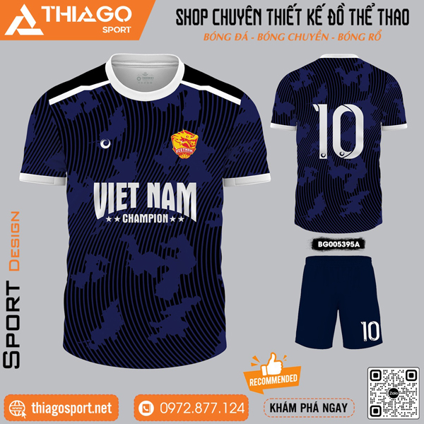 Áo bóng đá không logo màu tím than