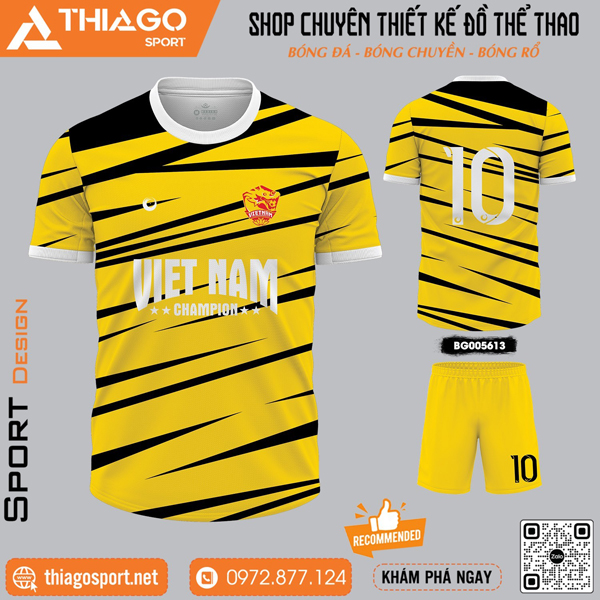 Mẫu áo bóng đá không logo ấn tượng