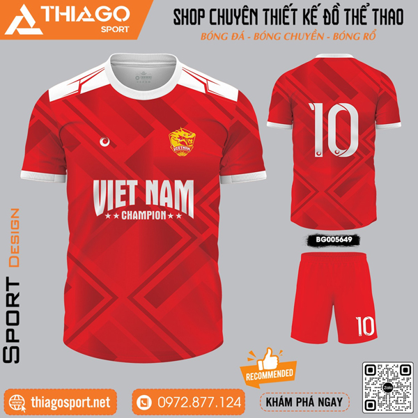 Mẫu áo bóng đá không logo mới nhất 2024