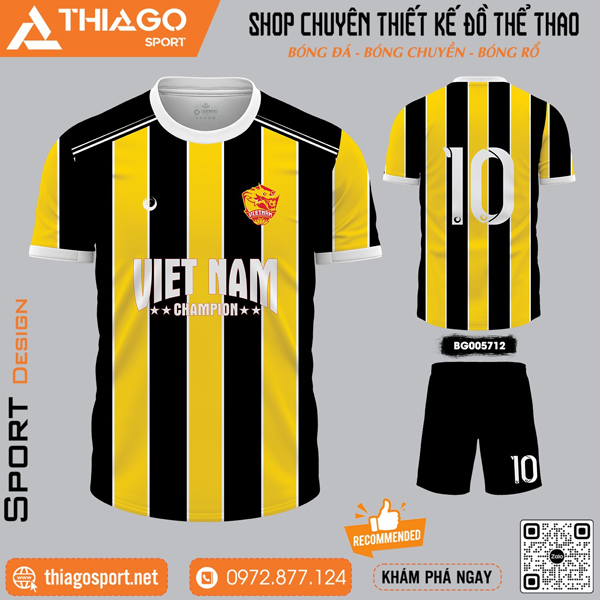 Mẫu áo bóng đá không logo đẹp