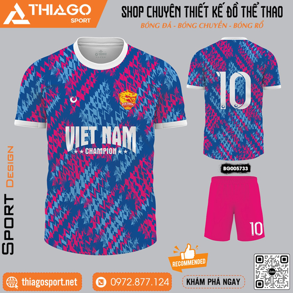 Mẫu áo bóng đá không logo đẹp