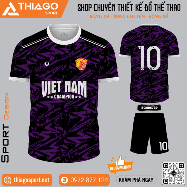 Mẫu áo thi đấu không logo đẹp nhất