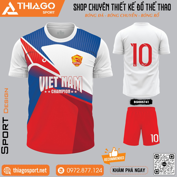 Mẫu áo thi đấu không logo đẹp nhất