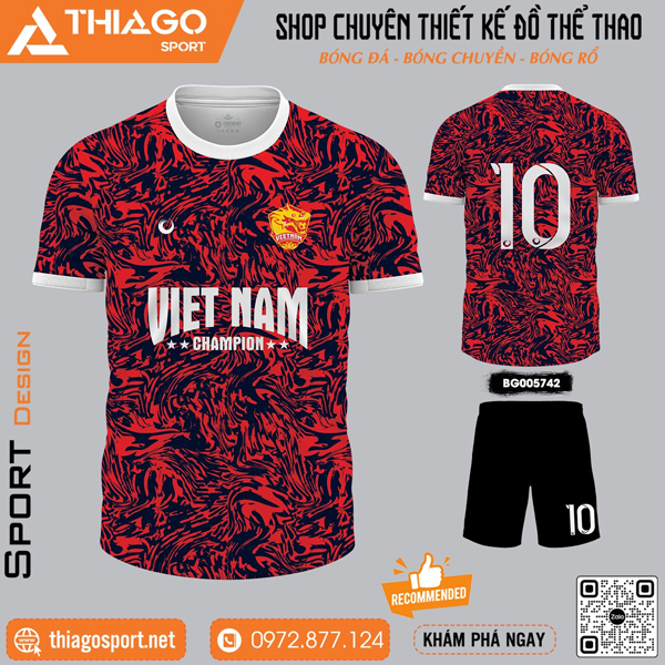 Mẫu áo thi đấu không logo đẹp nhất