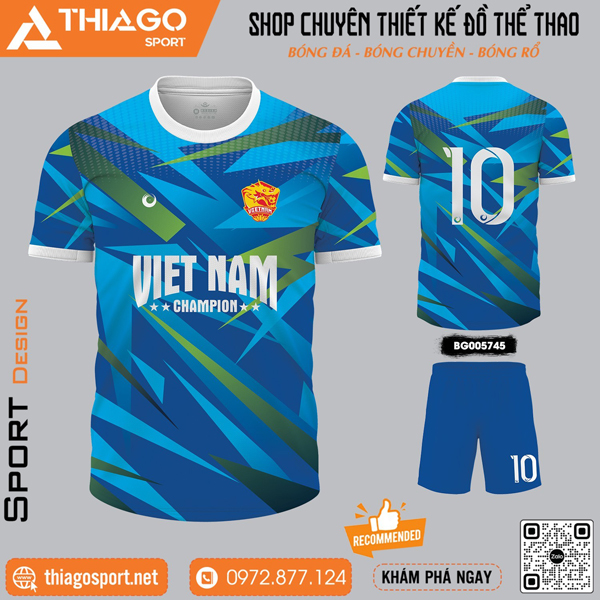 Mẫu áo thi đấu không logo đẹp nhất