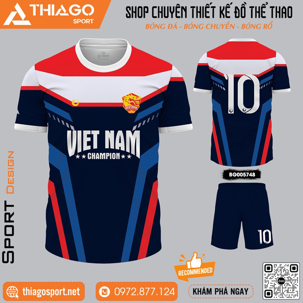 Mẫu áo đấu không logo ấn tượng nhất