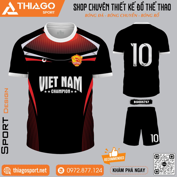 Mẫu áo đấu không logo ấn tượng nhất