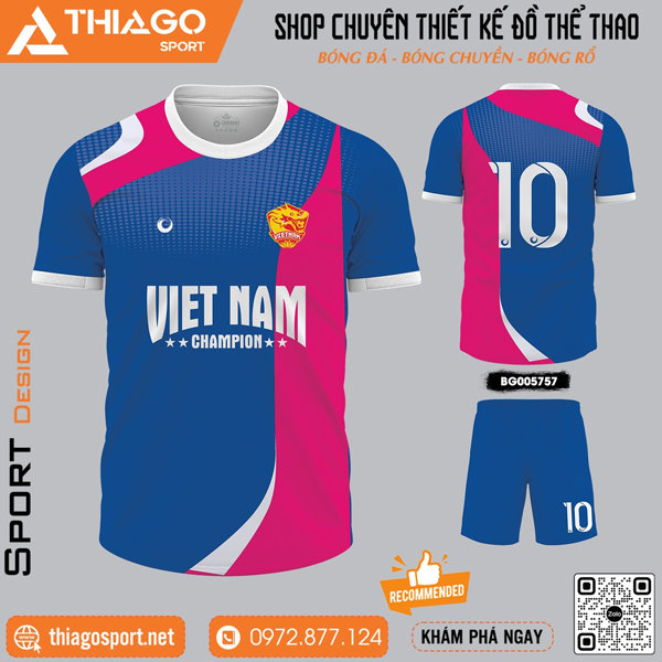 Mẫu áo đấu không logo mới