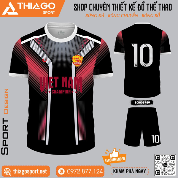 Áo bóng đá không logo ấn tượng