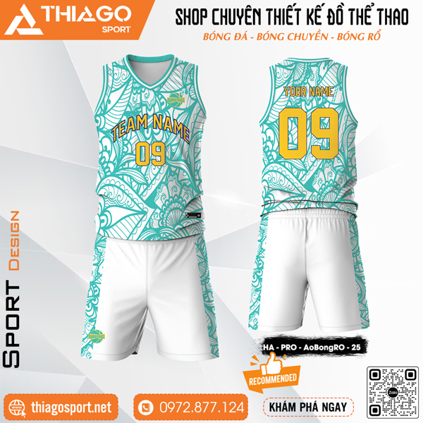 Áo bóng rổ thiết kế độc đáo 2024