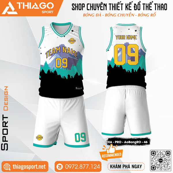 Mẫu quần áo bóng rổ thiết kế đẹp nhất