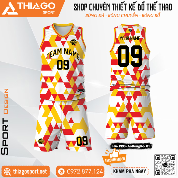 Áo bóng rổ thiết kế đẹp nhất 2024