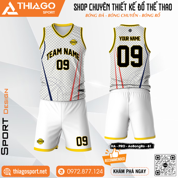 Mẫu áo bóng rổ thiết kế đẹp nhất 2024