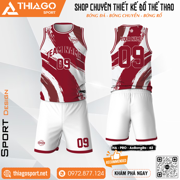 Mẫu áo bóng rổ thiết kế đẹp nhất 2024