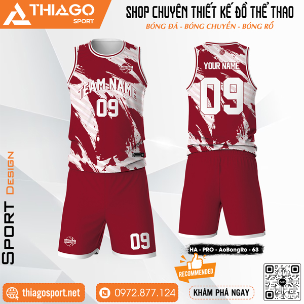 Trang phục áo bóng rổ thiết kế độc đáo