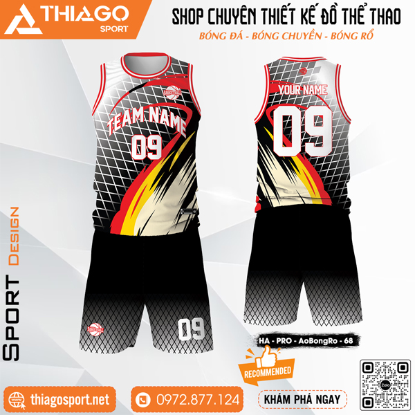 Mẫu áo thể thao bóng rổ độc lạ