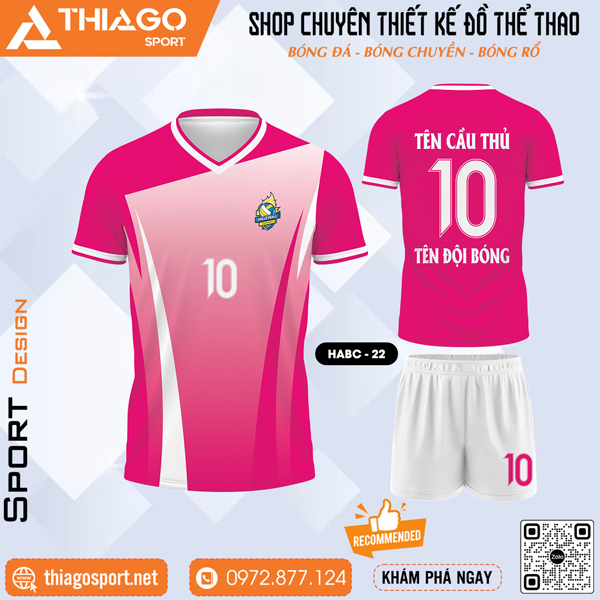 Áo bóng đá màu hồng đẹp lạ 2023