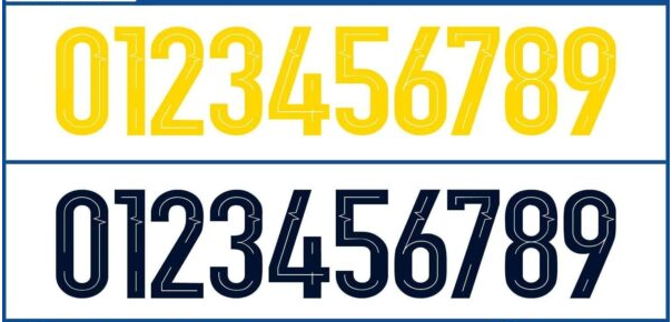 Mẫu font số độc lạ nhất tại Thiago