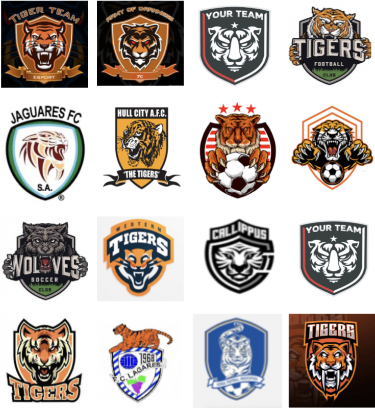Tổng hợp logo áo bóng đá hình con vật đẹp