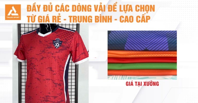 Vải may áo bóng đá