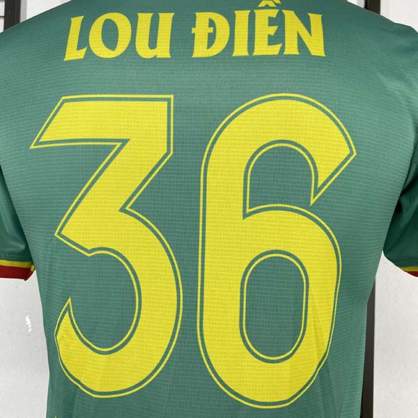 áo đá banh đội tuyển Senegal với mẫu font số ấn tượng