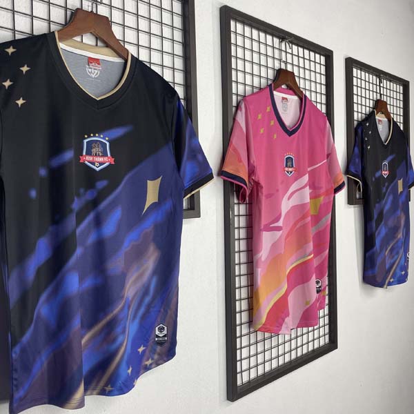 Áo bóng đá thiết kế Kim Thành FC sau may