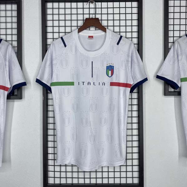 Áo sân khách đội tuyển Ý màu trắng sau may đẹp nhất