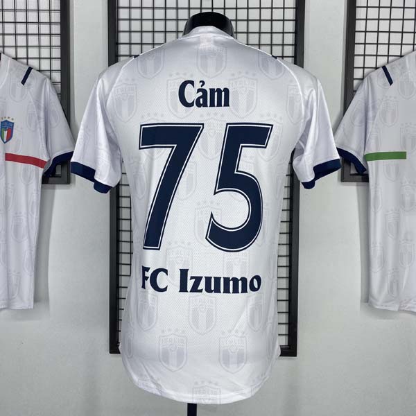 Áo đội tuyển Ý sau may màu trắng đẹp